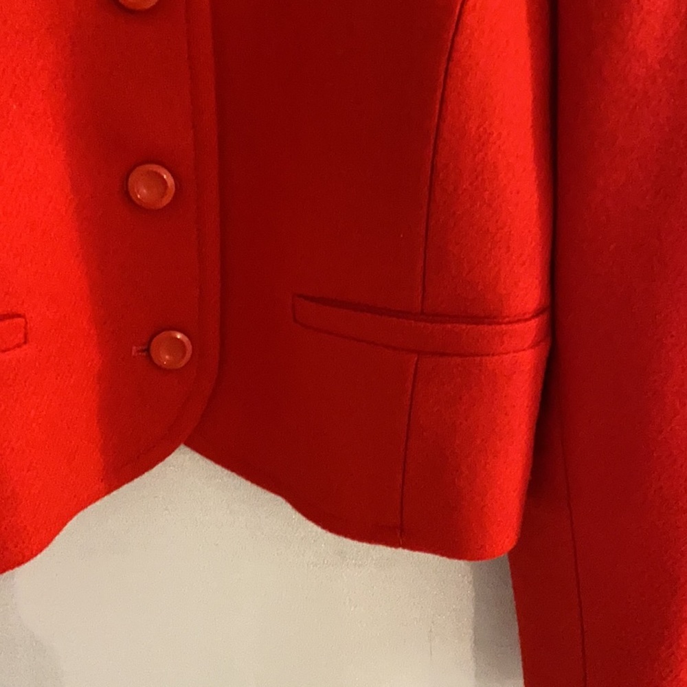 Red Wool Jacket - image 2